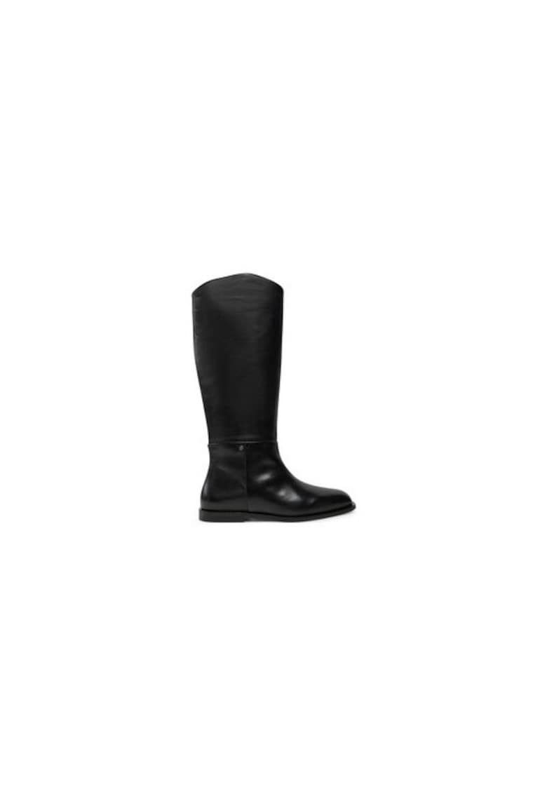 Oferte la Cizme dama  304418365 - Piele naturala - Negru - Negru