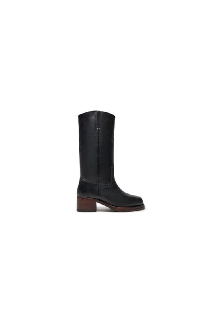 Oferte la Cizme dama  304962134 - Piele naturala - Negru - Negru