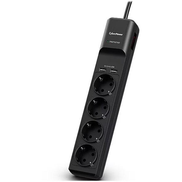 Oferte la Prelungitor P0420SUD0-DE 4 Prize 2xUSB-A 5V 2.4A 1.8m Negru