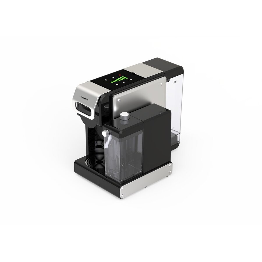 Espressor Automat TST-550M-GS Rezervor Apa 1L 19Bar Recipient Lapte 0.3L Negru/Argintiu