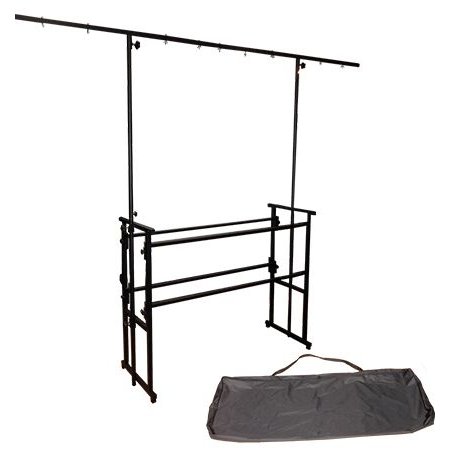 Stand Lumini Mobil All-in-1 DJ Pliabil + Husa Transport Negru