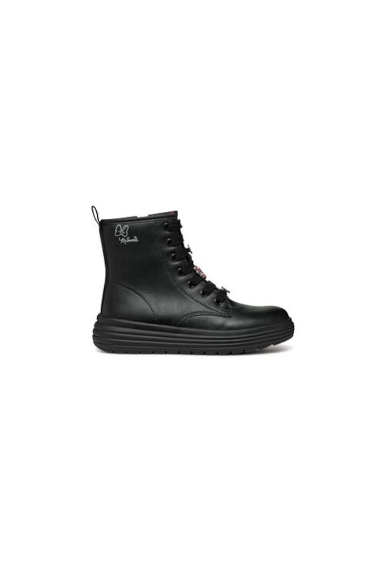 Oferte la Cizme fete  304072048 - Piele ecologica - Negru - Negru