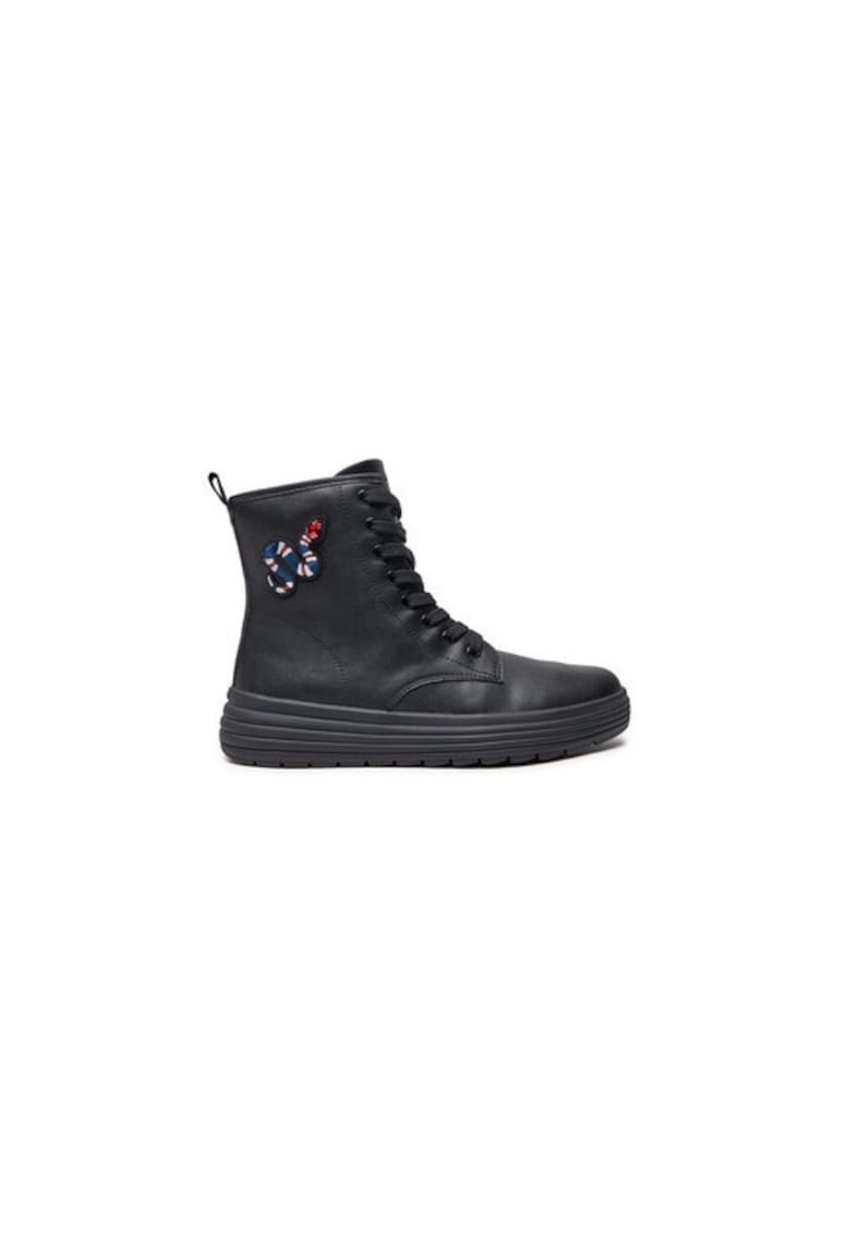 Oferte la Cizme dama  303949952 - Piele ecologica - Negru - Negru