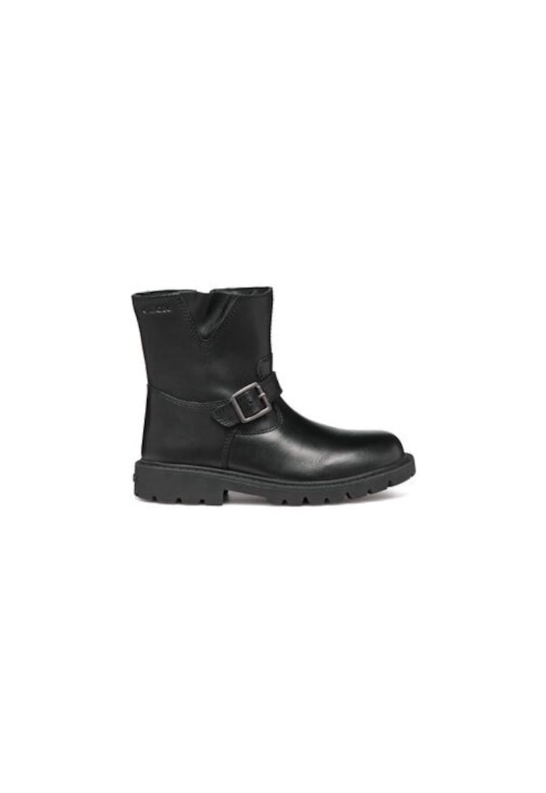 Oferte la Cizme fete  304072154 - Piele naturala - Negru - Negru