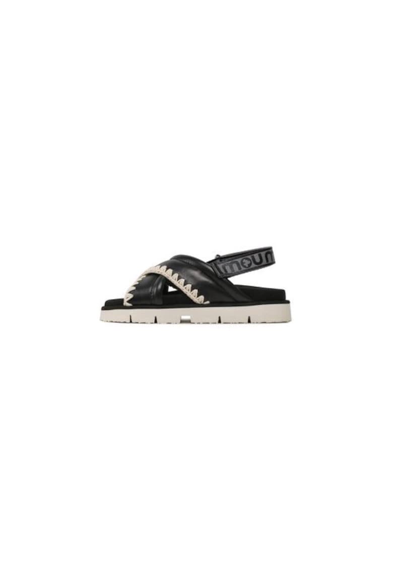 Oferte la Sandale dama  302660896 - Piele naturala - Negru - Negru