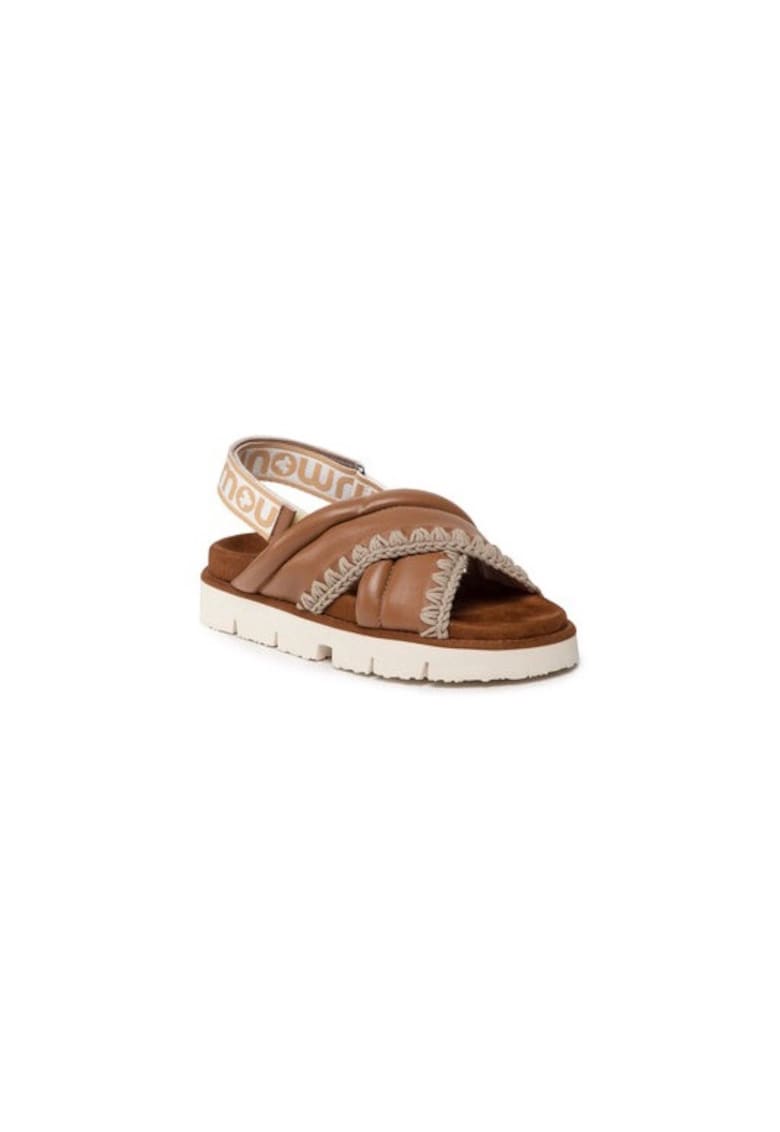 Oferte la Sandale dama  209712544 - Piele naturala - Maro - Maro