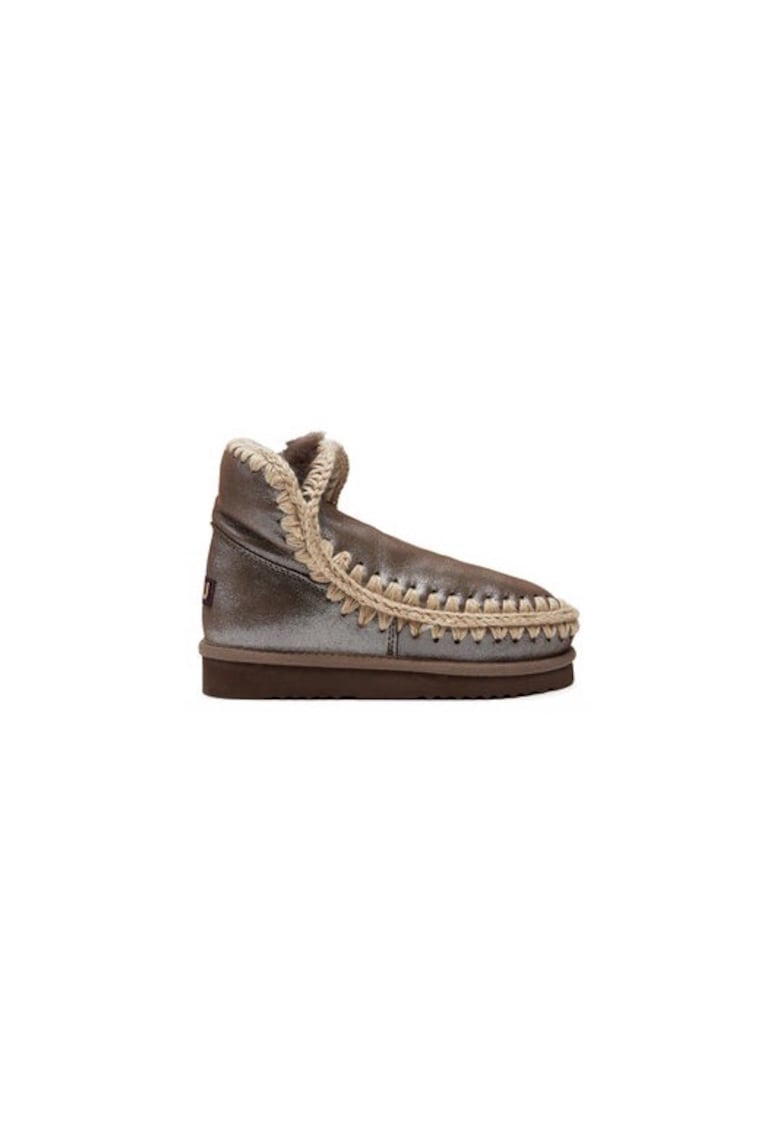 Oferte la Ghete dama  304507694 - Piele naturala - Gri - Gri