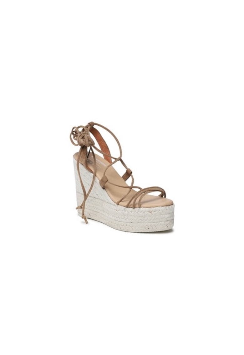 Oferte la Espadrile dama  302780440 - Piele naturala - Maro - Maro