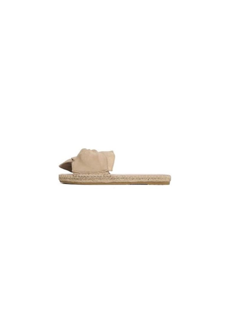 Oferte la Espadrile dama  302778126 - Piele naturala - Bej - Bej