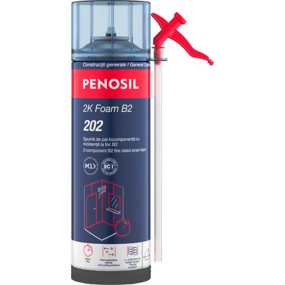 Oferte la Spuma poliuretanica pentru montaj Penosil 2K Foam B2 202, aplicare cu pistol, 400 ml