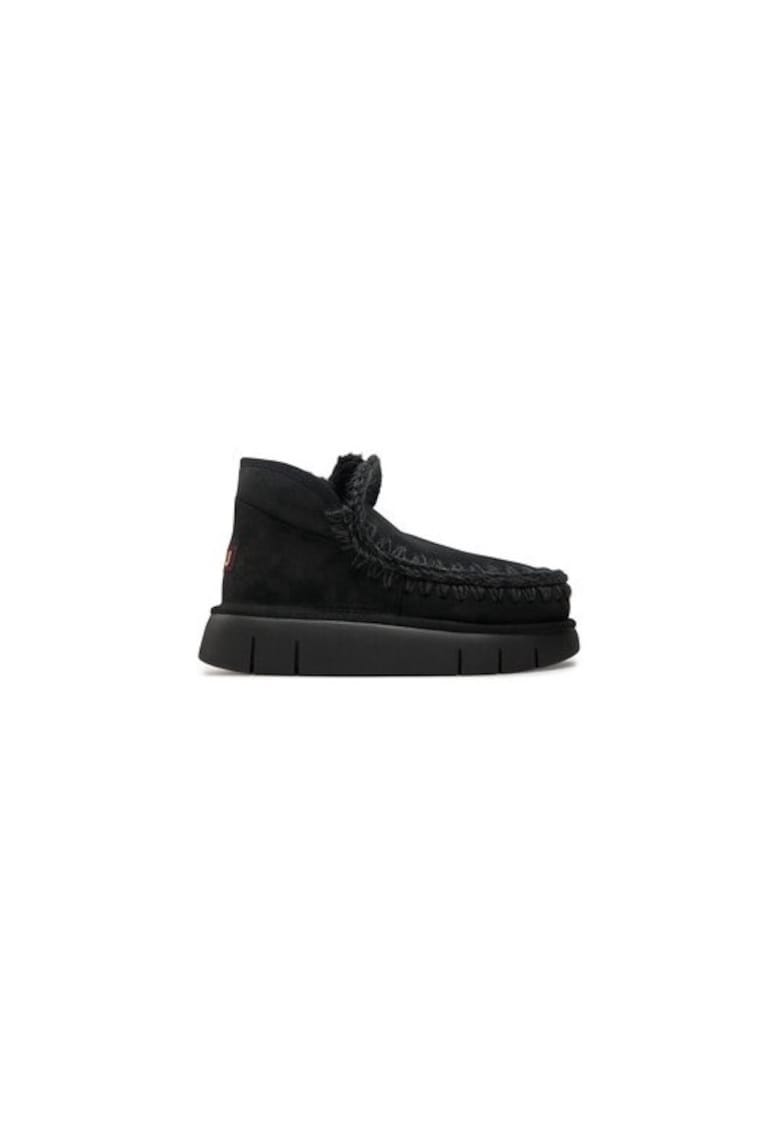 Oferte la Ghete dama  304507892 - Piele naturala - Negru - Negru