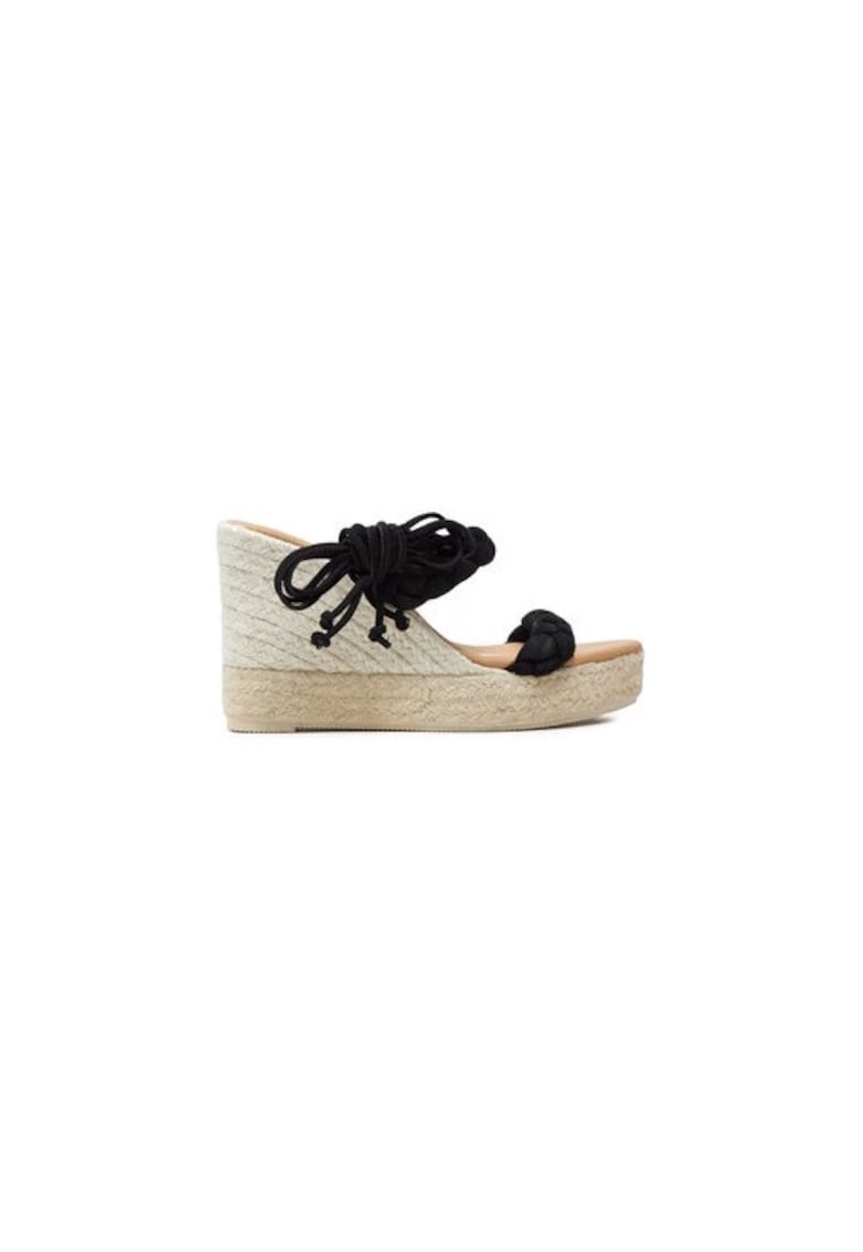 Oferte la Espadrile dama  304059131 - Piele naturala - Negru - Negru