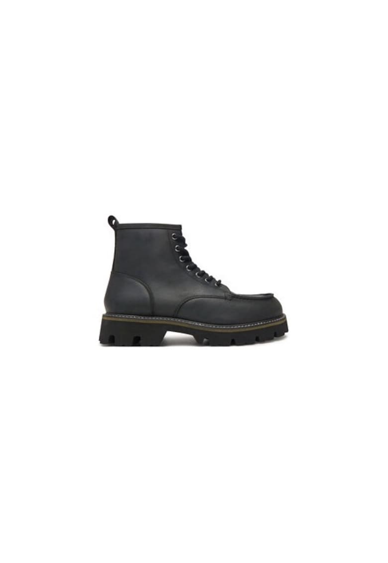 Oferte la Cizme barbati  304701566 - Piele naturala - Negru - Negru