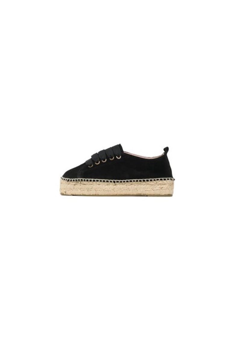 Oferte la Espadrile dama  302777921 - Piele naturala - Negru - Negru