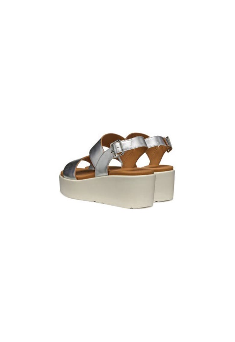 Oferte la Sandale dama  304618437 - Piele naturala - Argintiu - Argintiu