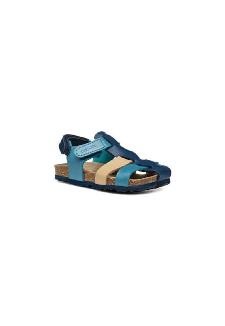 Oferte la Sandale baieti  304458392 - Piele ecologica - Albastru - Albastru