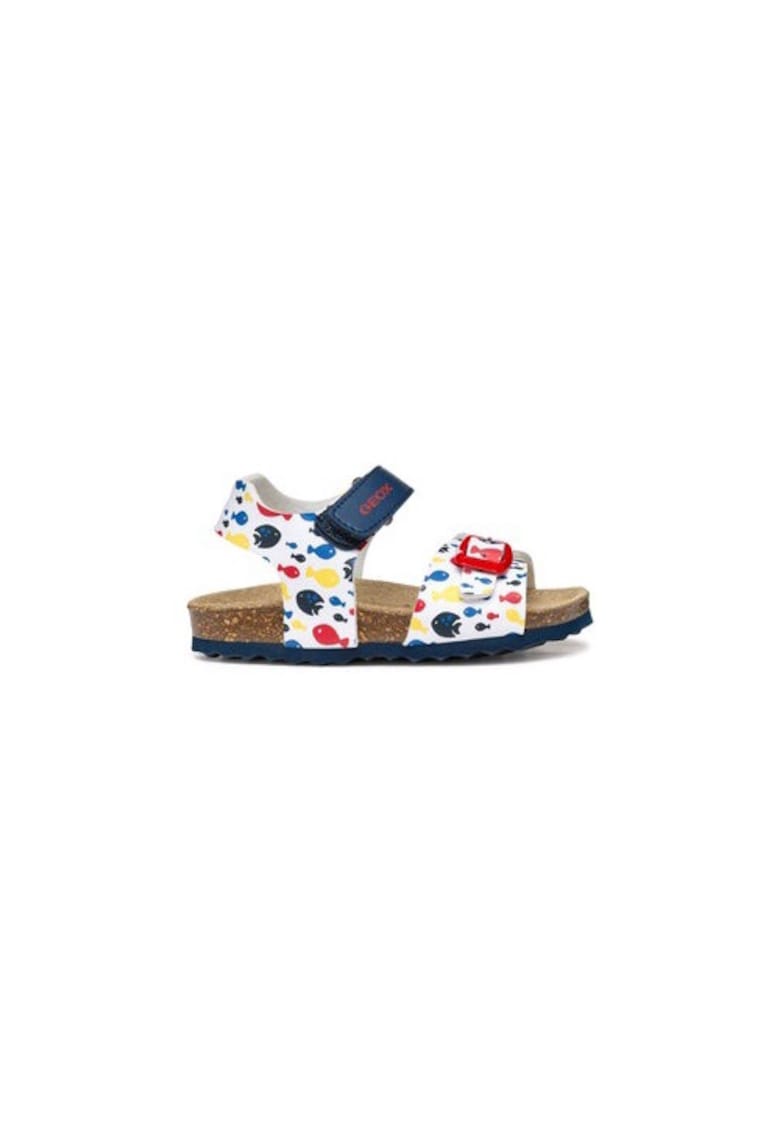 Oferte la Sandale baieti  304617591 - Piele ecologica - Alb - Alb