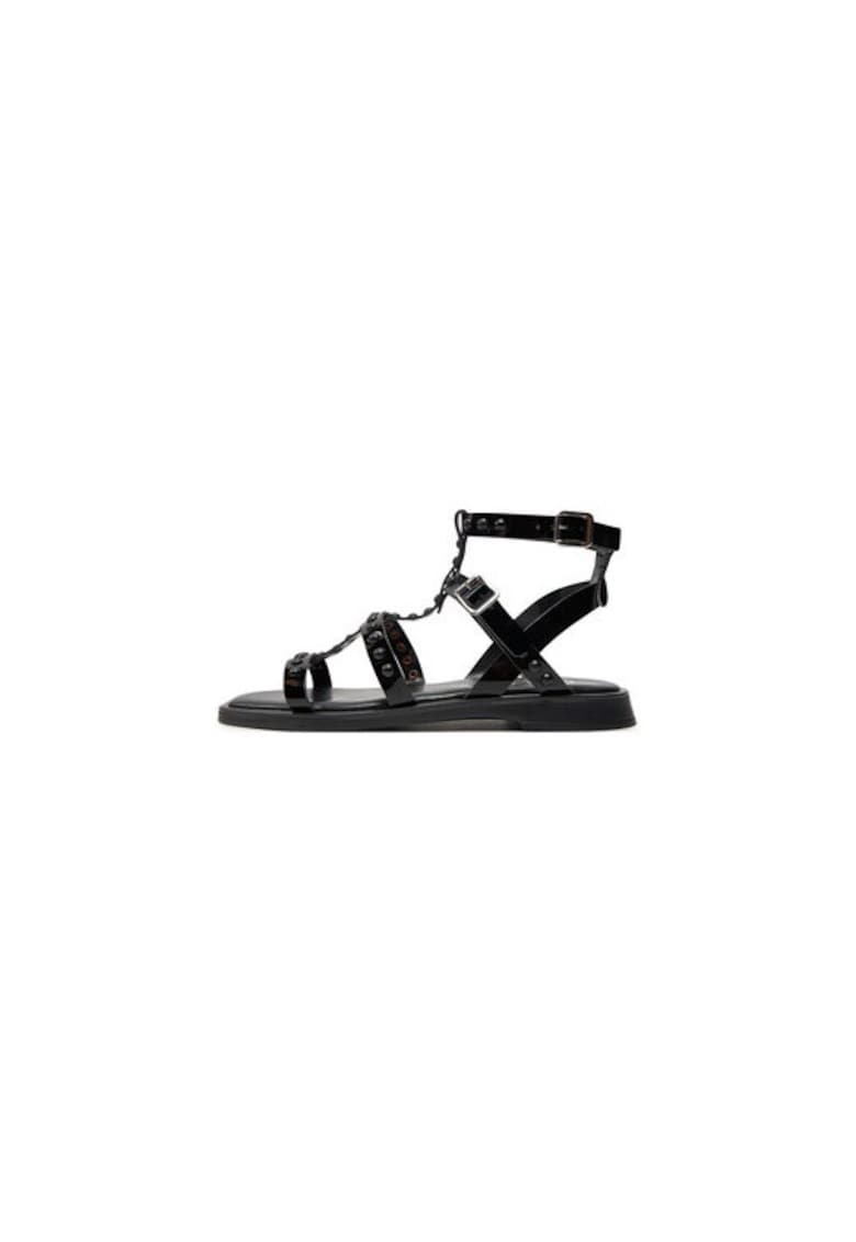 Oferte la Sandale dama  303908539 - Piele ecologica - Negru - Negru