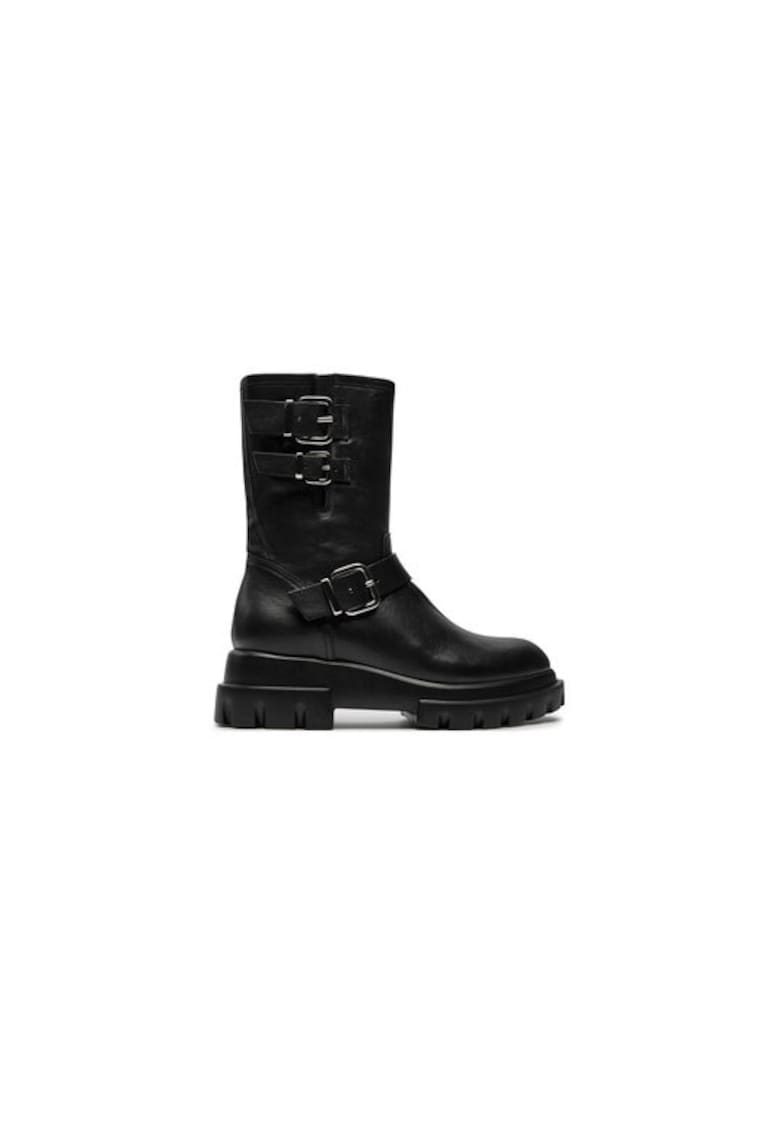 Oferte la Ghete dama  304339332 - Piele naturala - Negru - Negru