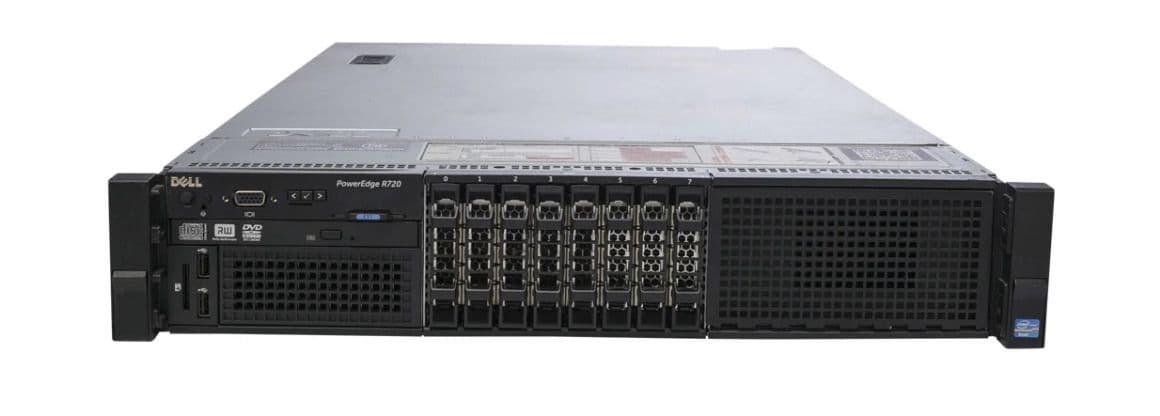 Oferte la Server Dell PowerEdge R720, 8 Bay 2.5 inch, 2 Procesoare, Intel 6 Core Xeon E5-2640 2.5 GHz up to 3.0 GHz; 16 GB DDR3 ECC; Fara Hard Disk; 2 Ani Garantie, Refurbished