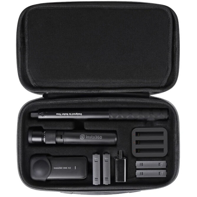 Accesoriu Camera Video Actiune compatibila cu Insta360 ONE X2 / X3, Negru