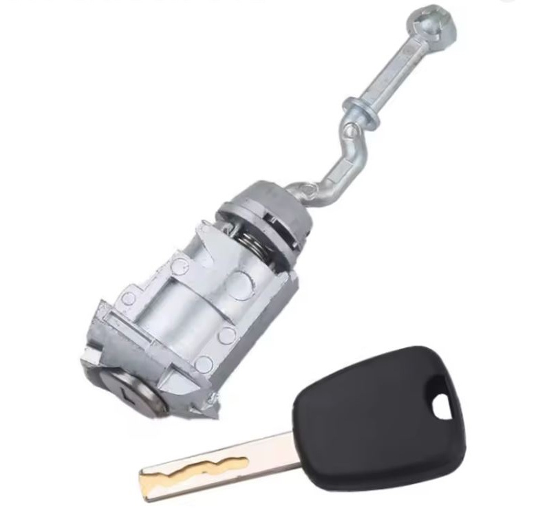Oferte la Cilindru incuietoare auto Techstar, compatibila Citroen C4L, Peugeon 407, usa stanga sofer cu 1 cheie, OE 9170Y0/9170Y1