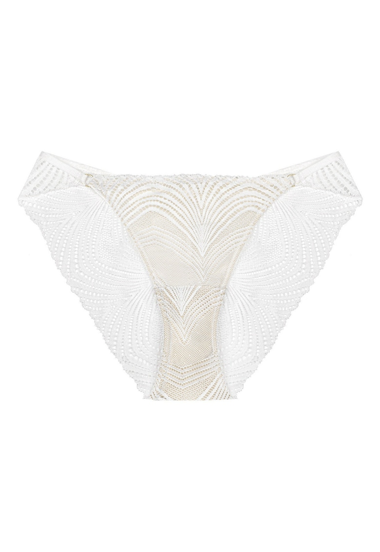 Chiloti de tip figi Ninfa  Alb crem - Alb