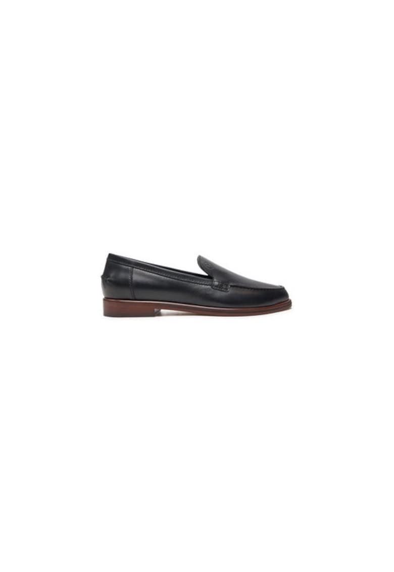 Oferte la Mocasini dama  201036303 - Piele naturala - Negru - Negru