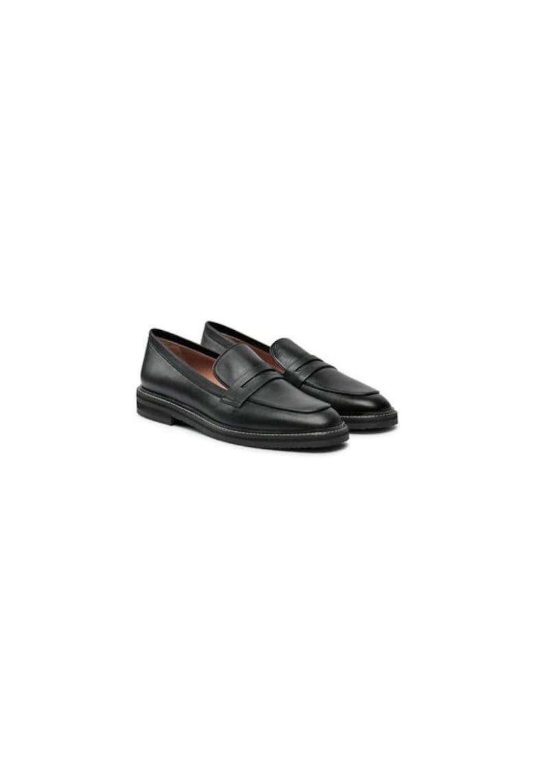 Oferte la Mocasini dama  304508080 - Piele naturala - Negru - Negru