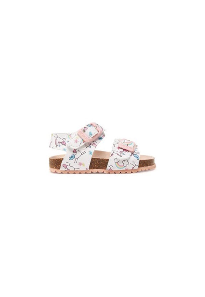 Oferte la Sandale fete  305249364 - Piele ecologica - Alb - Alb