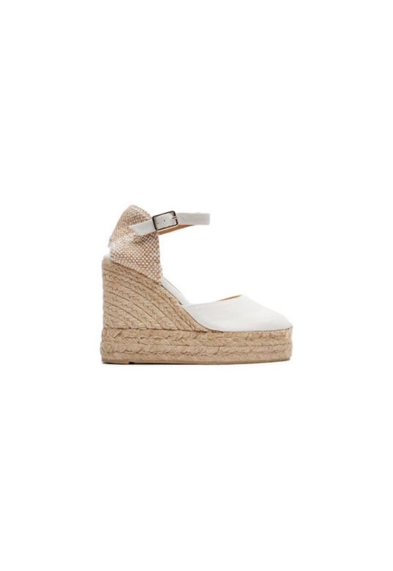 Oferte la Espadrile dama  304059322 - Textil - Alb - Alb