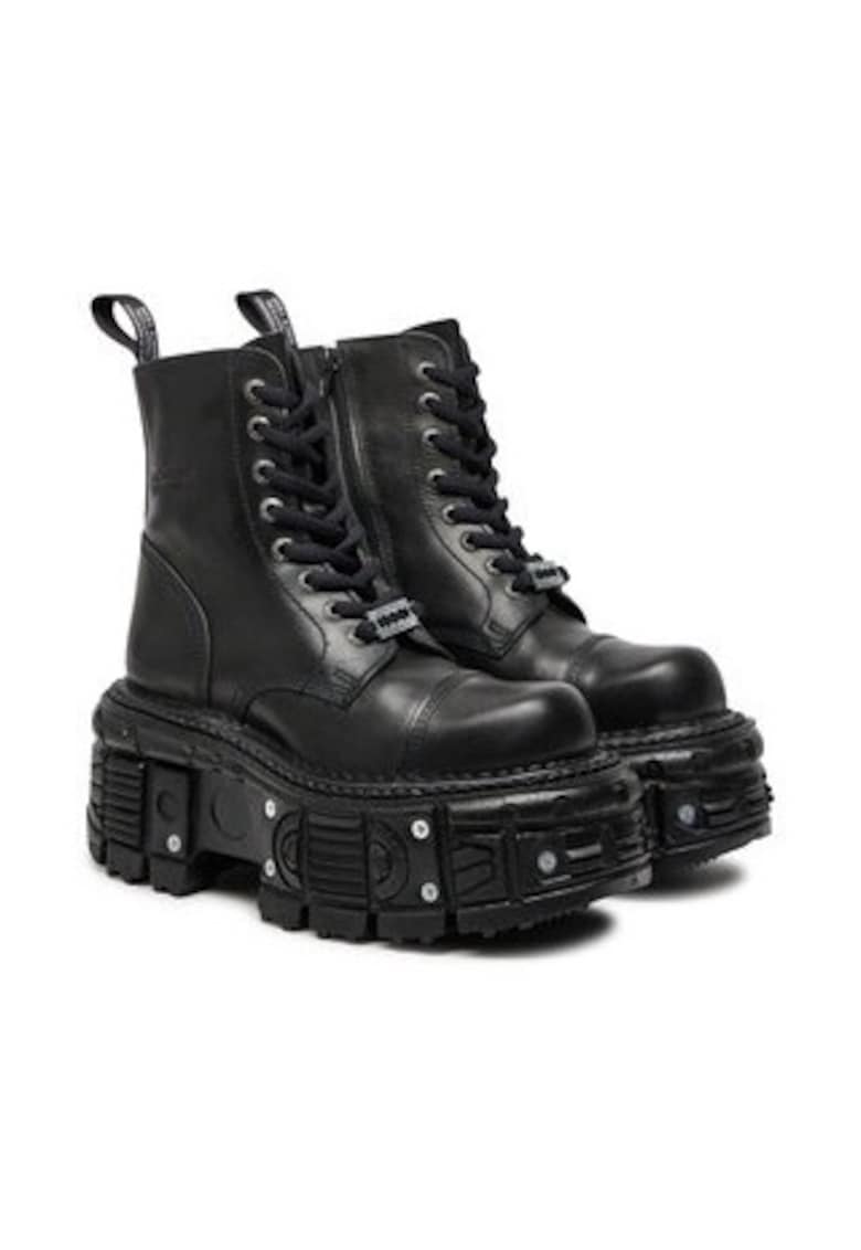 Oferte la Ghete barbati  Piele naturala - Negru - Negru