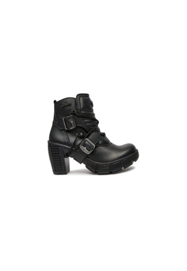 Oferte la Ghete dama  304874598 - Piele ecologica - Negru - Negru