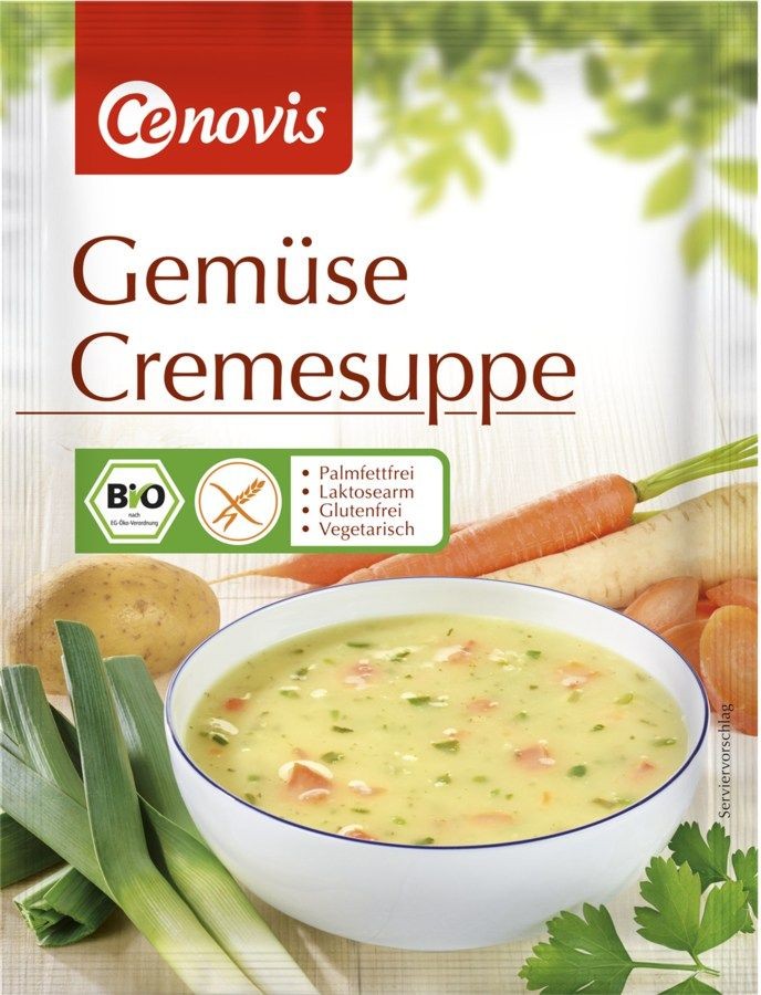 Oferte la Supa crema bio de legume, 64g cenovis