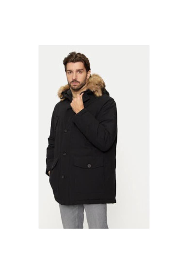 Oferte la Jacheta barbati -  304465246 - Bumbac/Poliester - Negru - Negru