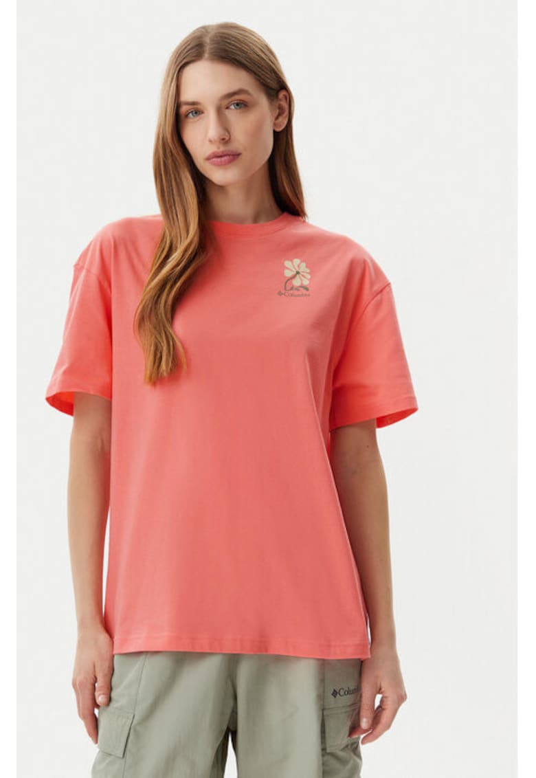 Tricou dama -  304694707 - Bumbac organic - Roz - Roz