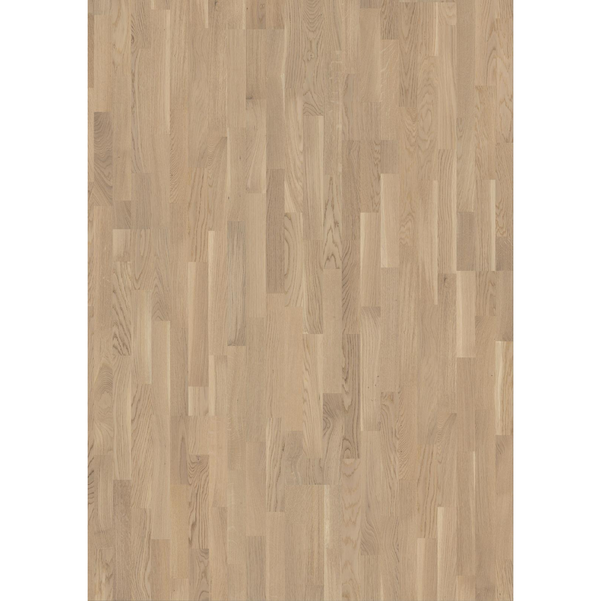 Parchet triplustratificat Karelia, decor stejar Cream, mat, trilamelar, grosime 13 mm, 2266 x 188 mm