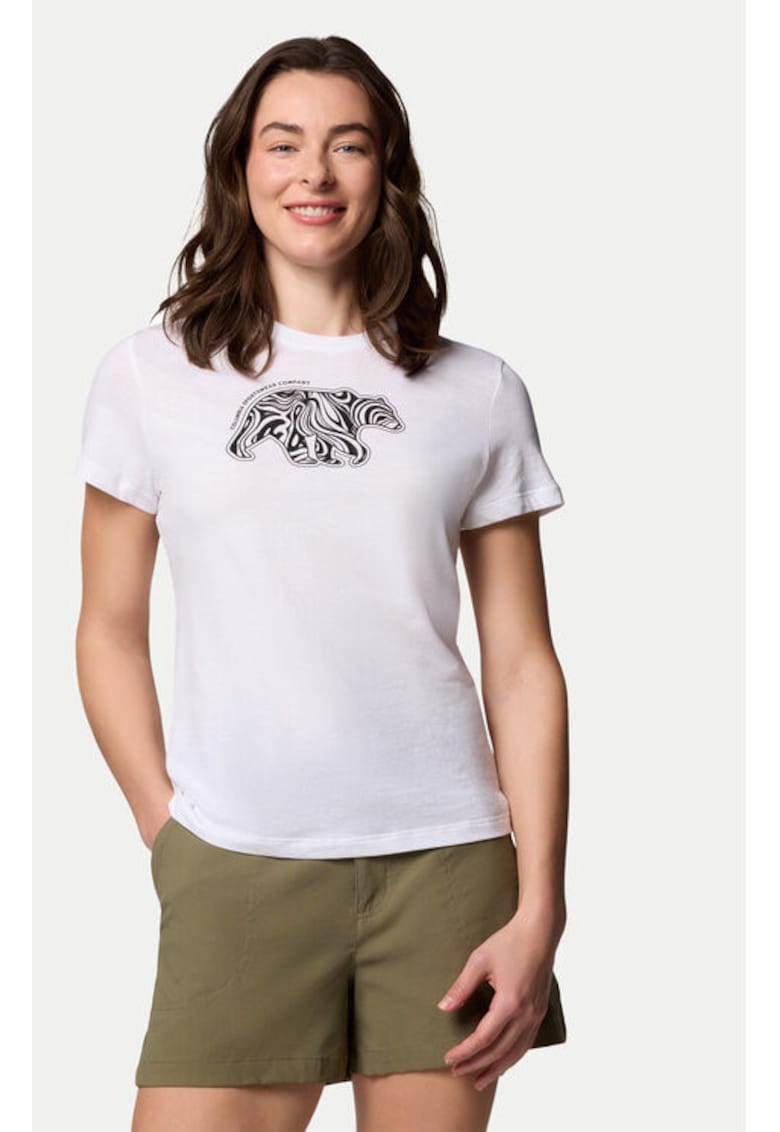 Oferte la Tricou dama -  304694967 - Bumbac/Rayon - Alb - Alb