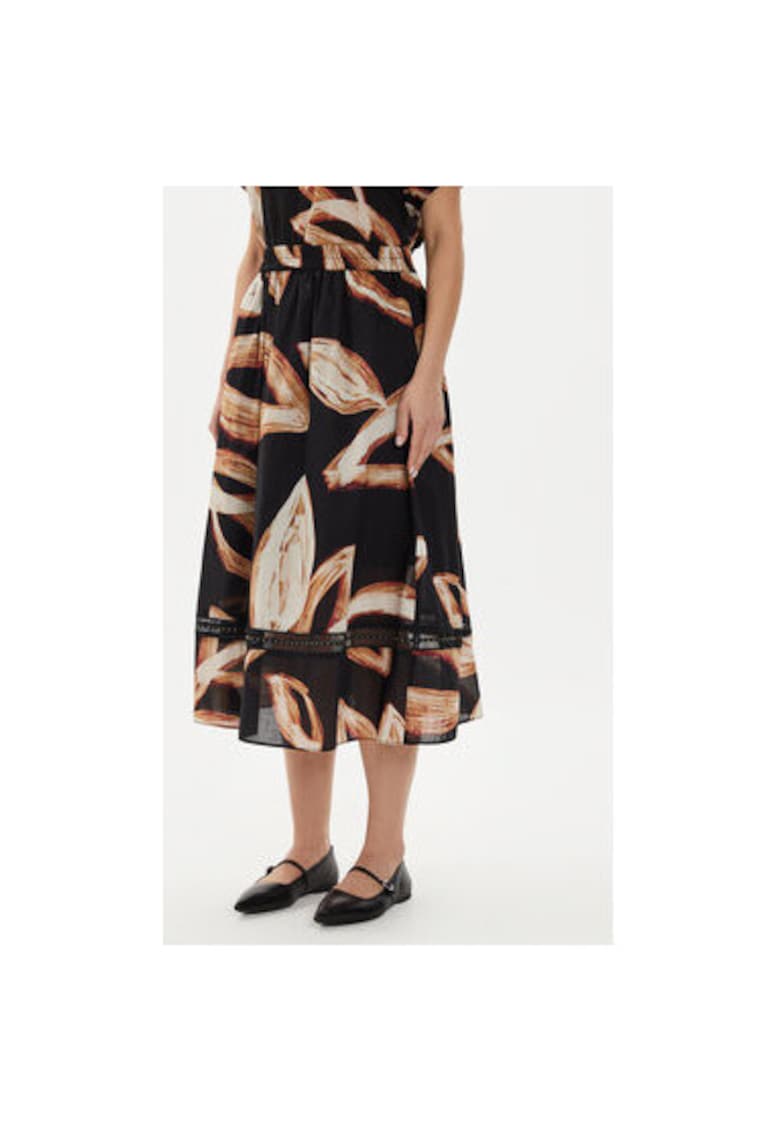 Fusta dama -  304218682 - Bumbac - Maro - Maro