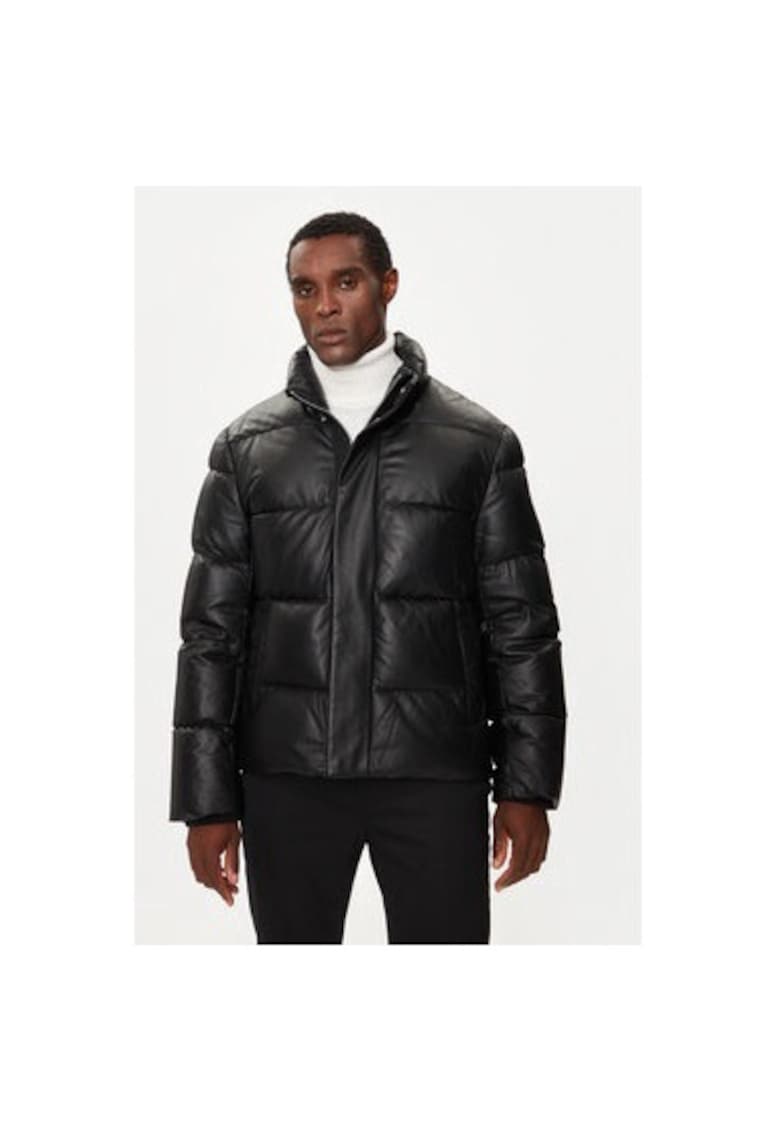 Oferte la Geaca barbati -  304452987 - Piele naturala - Negru - Negru