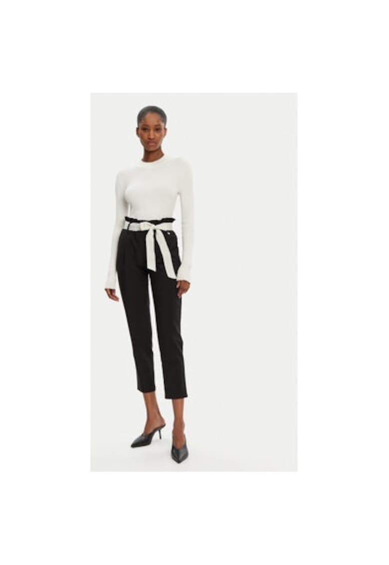 Oferte la Pantaloni dama -  305265326 - Poliester/Viscoza - Negru - Negru