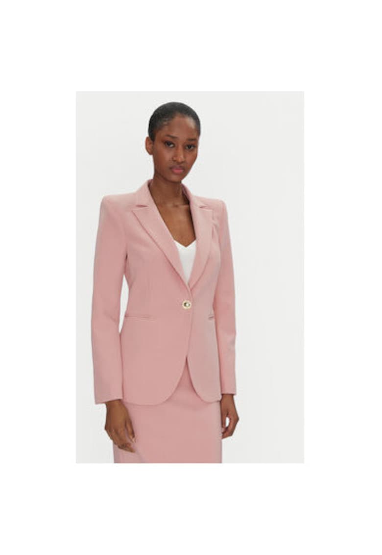 Oferte la Sacou dama -  305265999 - Poliester - Roz - Roz
