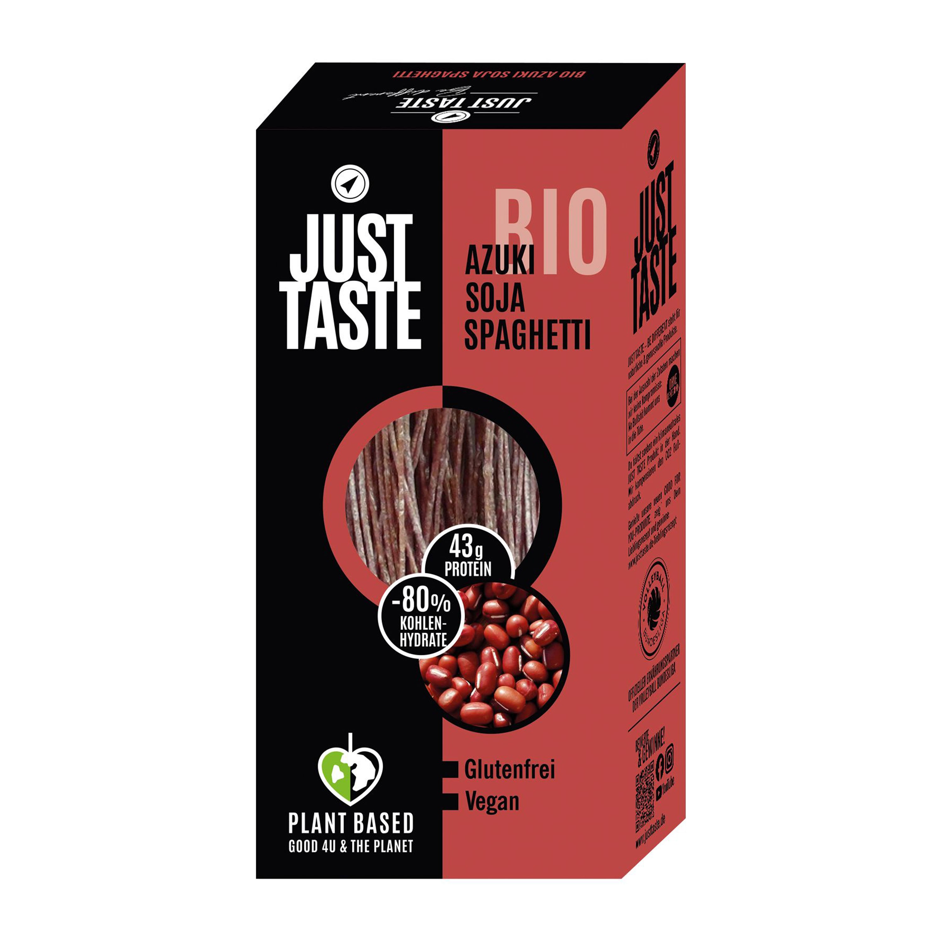 Oferte la Paste bio din fasole azuki și soia, 250g Just Taste