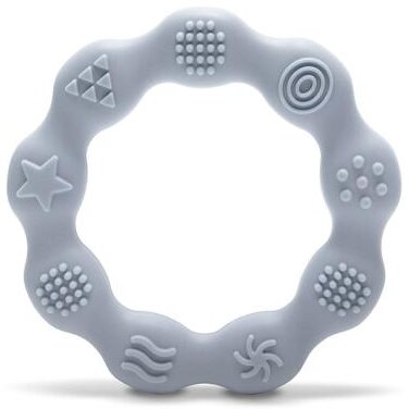 Jucarie Dentitie Ring Grey