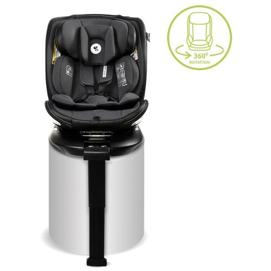 Scaun Auto Copii Estate i-Size Isofix Baza Rotativa Picior de Sprijin 0 Luni-12 Ani 40-150CM Gri