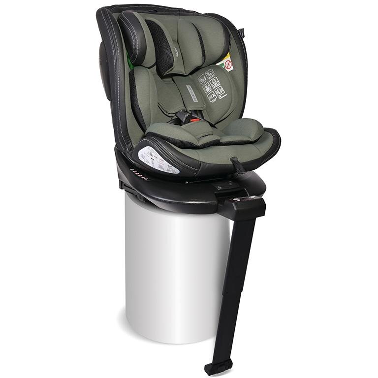 Scaun Auto Copii Estate i-Size Isofix Baza Rotativa Picior de Sprijin 0 Luni-12 Ani 40-150CM Verde