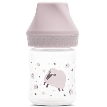 Oferte la Biberon cu Gat Larg My Friend Tetina Moale din Silicon 0 Luni+ 125 ml Mellow Rose