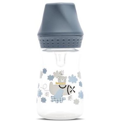 Oferte la Biberon My Friend Tetina Moale din Silicon 0 Luni+ 125Ml Cameo Blue