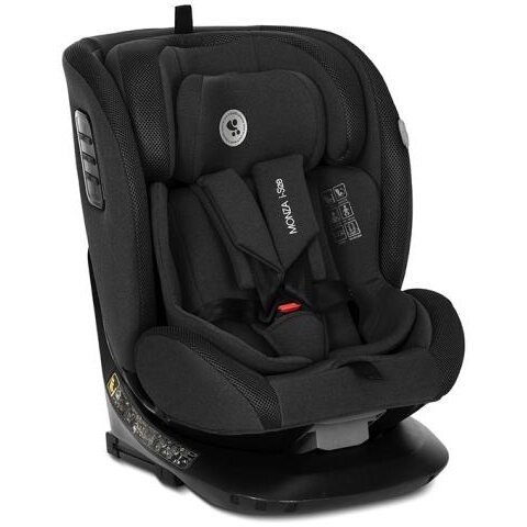 Scaun Auto Copii Monza i-Size Isofix Rotativ Anti Rebound Bar 40-150CM Maxim 36KG Negru