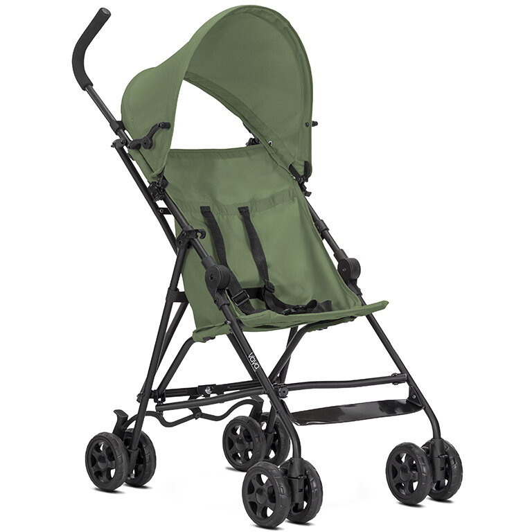 Carucior Sport Vaya Ultra Light Manere Ergonomice Roti Spate cu Frana Sincronizata pana la 22 Kg 6 Luni+ Green